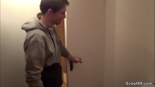 Step-son catches his mother and aunt and gets his first fuck