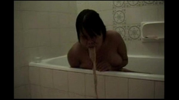 Nude Girl Puke Vomit Puking in Bathroom