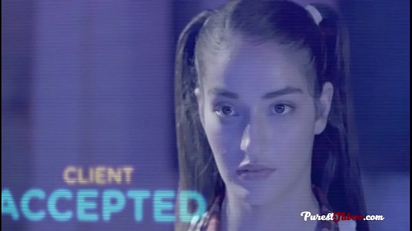 Passionate Teen Girl strips in teen