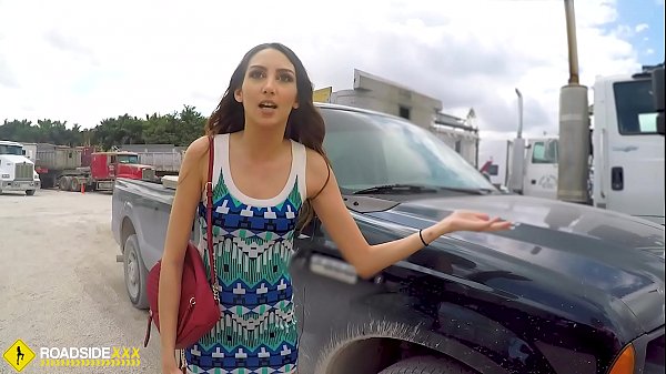 Roadside - Spicy Latina fucks a big dick to free her car
