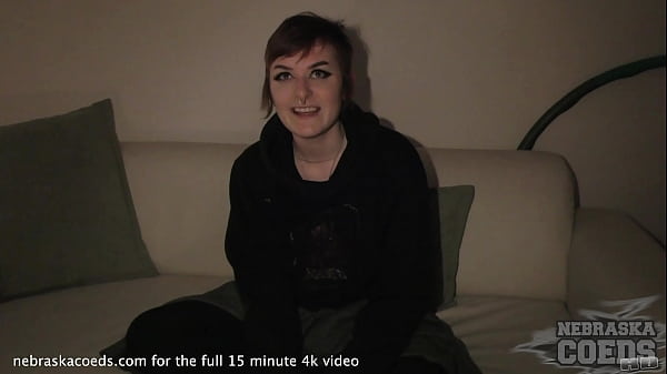 fresh faced 19yo brille first time casting video