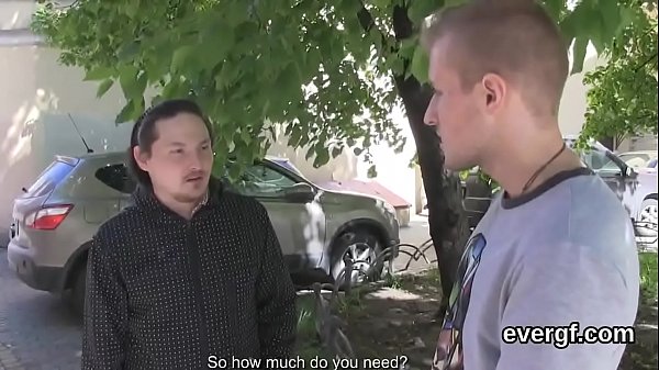 Broke bf lets feisty mate to nail his girlfriend for dollars