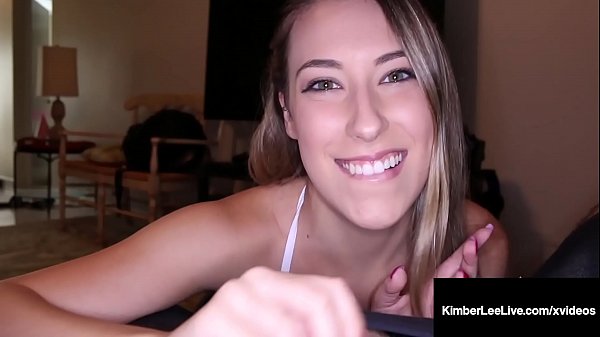 La chica de al lado Kimber Lee Black Balls Ex novio y amp_ chupa la polla POV