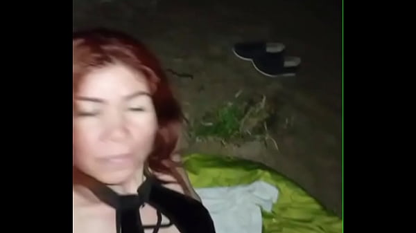 Mature woman with sexy natural tits is fucked in public