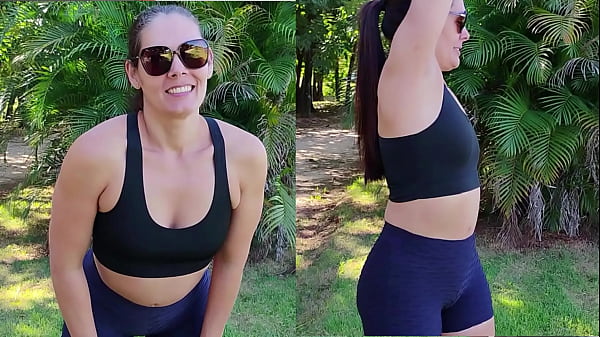 Pol&iacute_cia chegou bem na hora que a coroa tava mamando um novinho em parque p&uacute_blico no interior de S&atilde_o Paulo