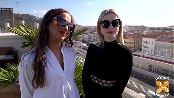 Lara, naughty little girl, eats cock and pussy