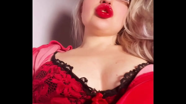 Perfect Lips Red Lip Gloss Lipstick Fetish FinDom Goaldigger
