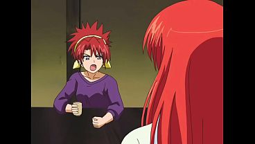 Hentai-Teenager fickt heiße rothaarige Schwestern