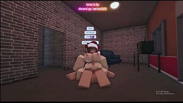 roblox hot white girl getting cracked by Santa in criminality