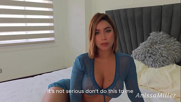 Anissamiller'_s slut fucks her stepbrother while talking on the phone with her cuckold boyfriend.