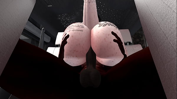 Second Life Black man fucks demonic white woman in a SUV