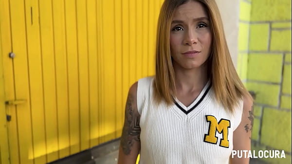 PutaLocura - Skinny blonde latina Ashley Ross gets caught by Torbe and fucked hard