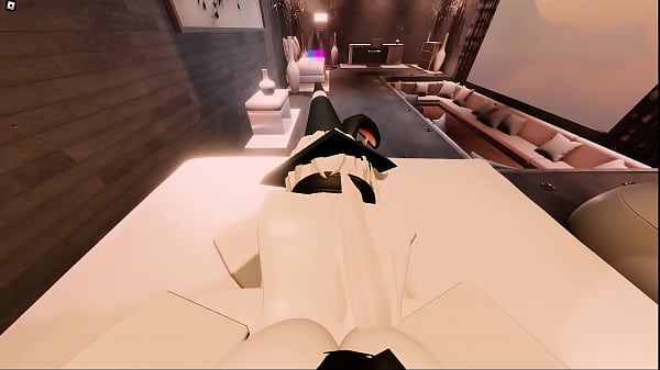 La coniglietta e la ragazza elfa lo prendono duro (Roblox RR34)