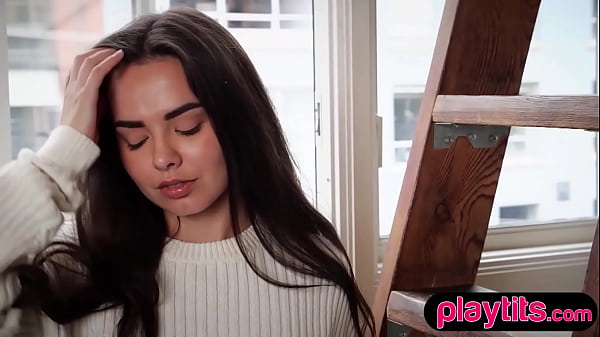 Tiny Canadian teen strips and shows her petite irresistible body