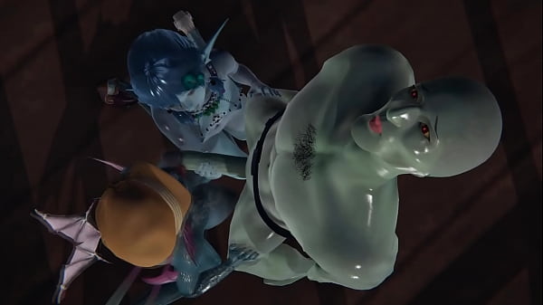 Il bel Squiddi - Trio con ragazze pesce - Ispirato a SpongeBob SquarePants