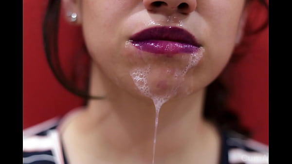 Photo slideshow #2 - Violet lips - CFNM Cum Dripping and Cum on Clothes!