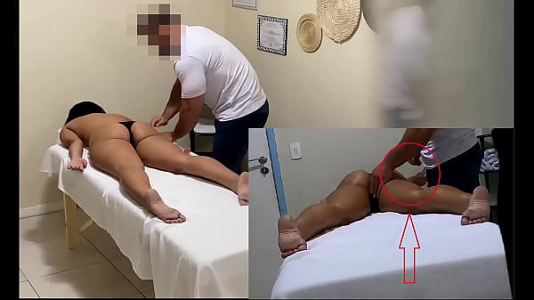 Horn takes his hot wife to the masseur and she couldn't resist and ended up giving it to him - full video