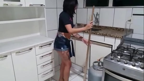 Maid gets into her boss's dick