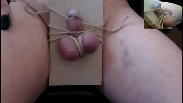 jpfrenchiebdsm - BDSM Self CBT 4th session part1 thicker homemade cbt board