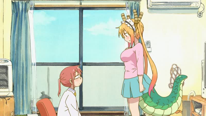 Dragon maid of Mrs. Kobayashi (kobayashi san chi no maid dragon) 01 [rus voice] (anime erotica, giovane, porno, non hentai hentai)