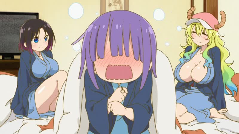 Dragon maid of Mrs. Kobayashi (kobayashi san chi no maid dragon) 14 [rus voice] (anime erotica, young, porn, not hentai hentai)